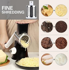 Premium Stainless Steel Kitchen Manual Grater - Multi-Functional & Durable