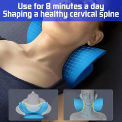 Neck Shoulder Stretcher Pillow - Pain Relief, Ergonomic, and Comfortable