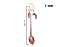 Pawsome Stainless Steel Cat Teaspoons – Add a Whisker of Fun to Your Tea Time!