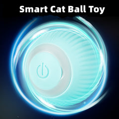 Interactive Smart Cat Ball Toys - Automatic, Rechargeable, and LED Light Fun